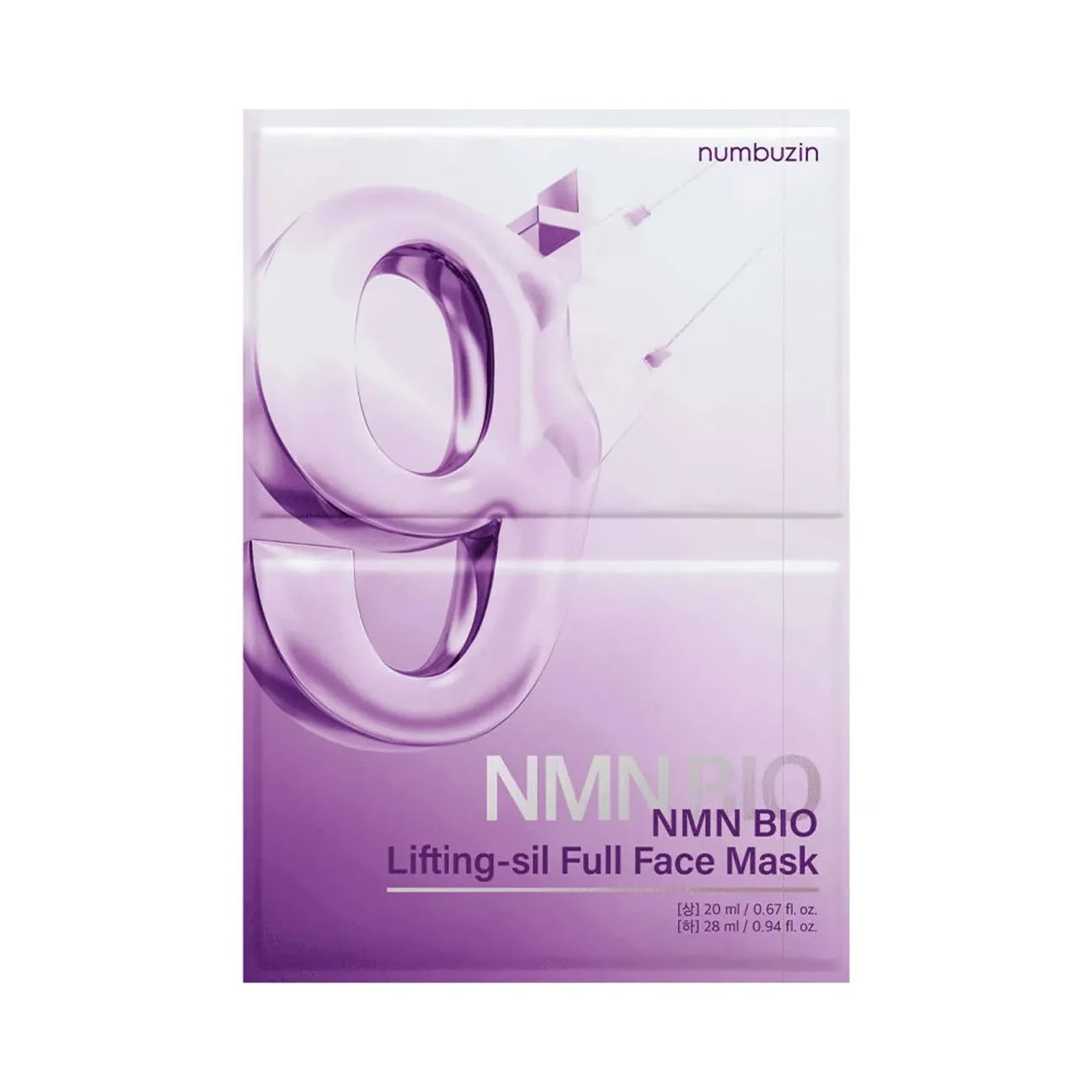 Numbuzin No. 9 NAD Bio Lifting Full Cover Facial Mask